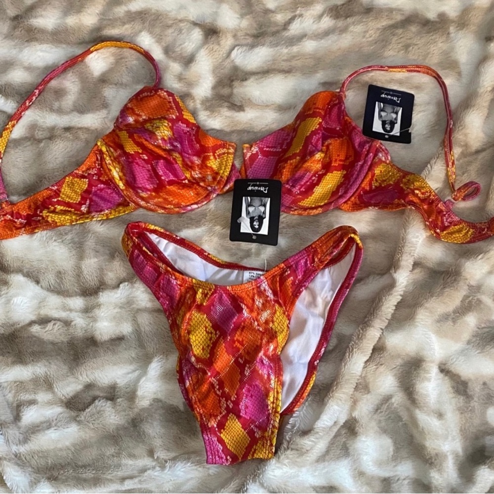 bathing suit size Large